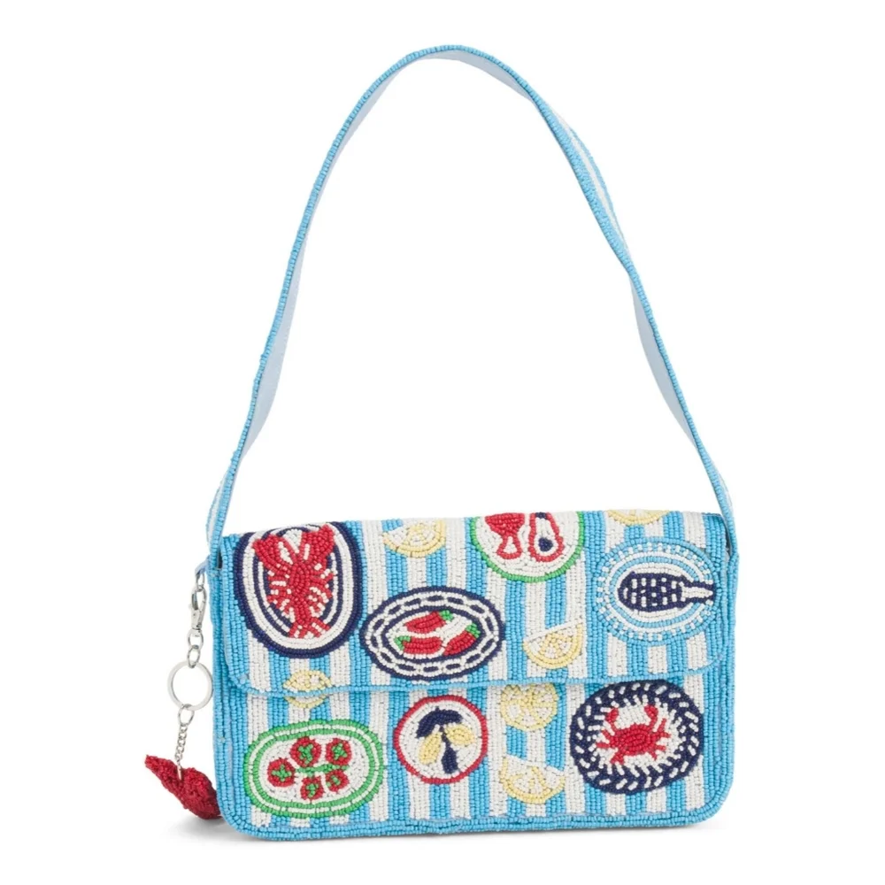 Viral Beaded Clutch Handbag